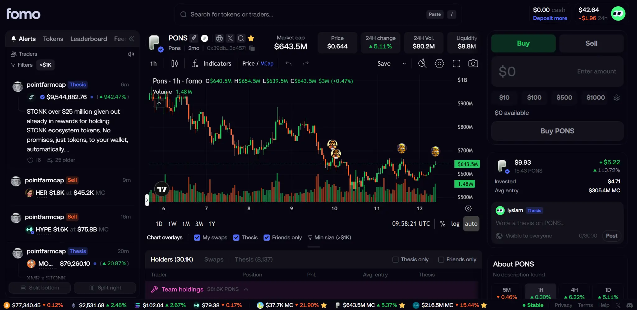 Fomo desktop app