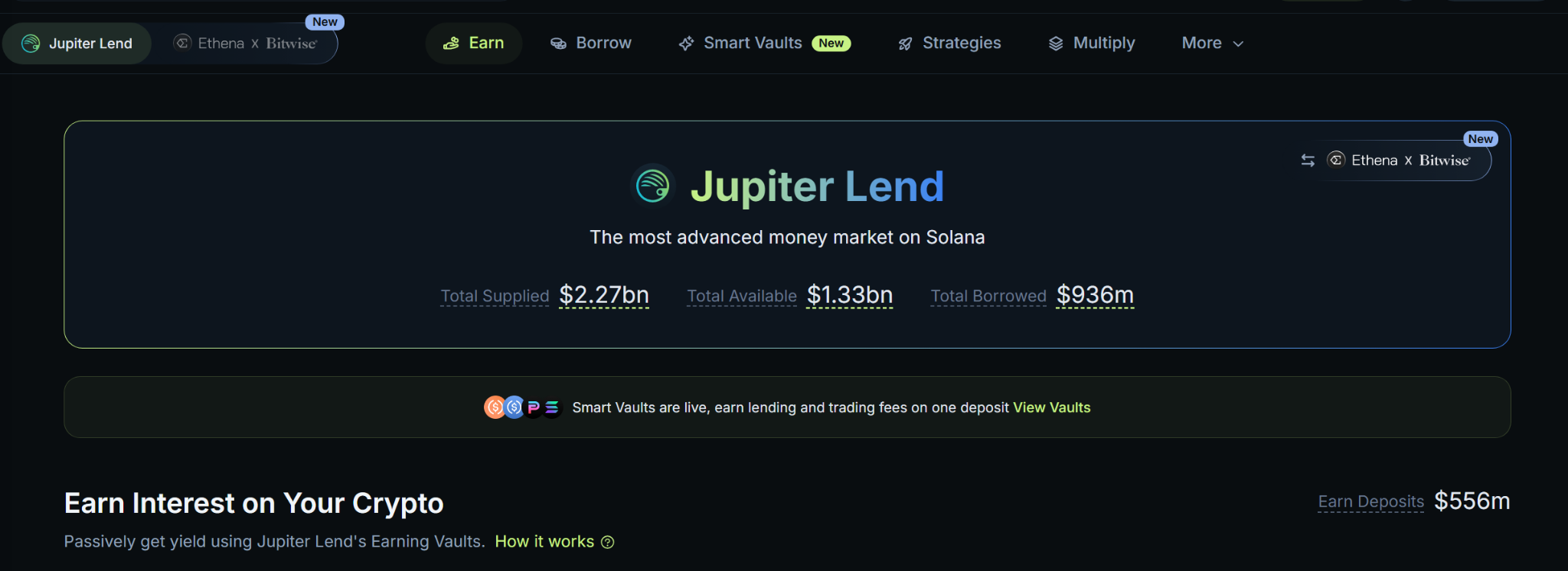 Jupiter Lend platform