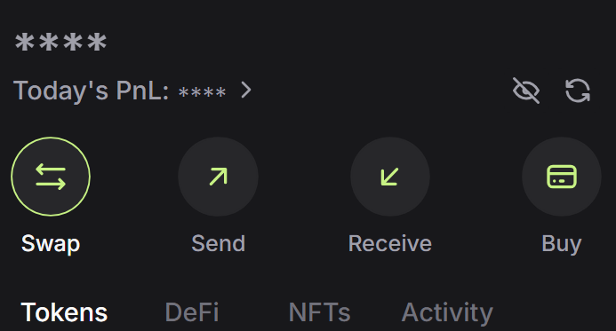 Swap tokens in Jupiter Wallet